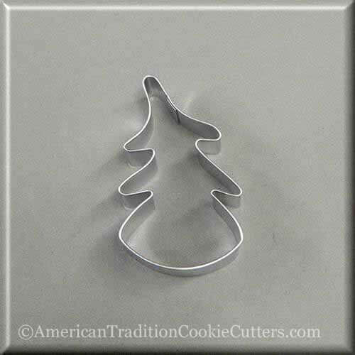 3.25 inch Christmas Tree Metal Cookie Cutter