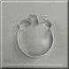 3.5 inch Acorn Metal Cookie Cutter