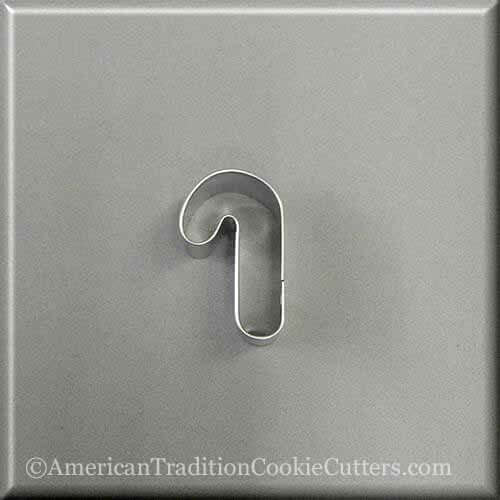 1.75 inch Mini Candy Cane Metal Cookie Cutter