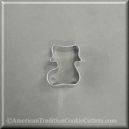 2 inch Mini Stocking Boot Metal Cookie Cutter