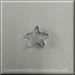 1.75 inch Mini Folk Star or Starfish Metal Cookie Cutter