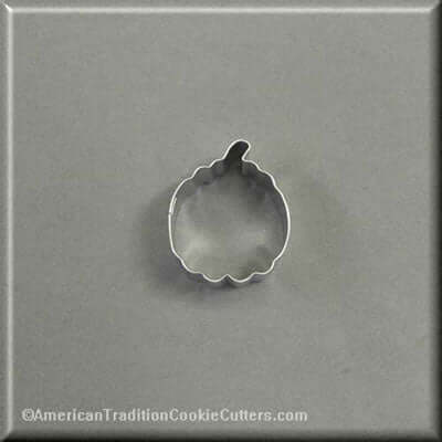 2 inch Mini Pumpkin Metal Cookie Cutter