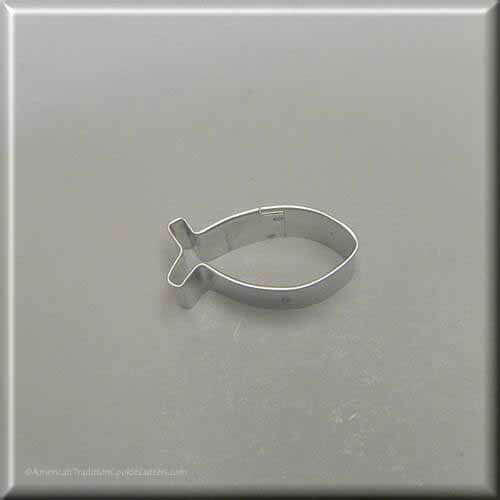 2 inch Mini Jesus Fish Christian Symbol Metal Cookie Cutter
