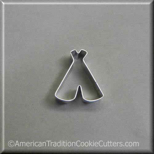 2 inch Mini TeePee Metal Cookie Cutter