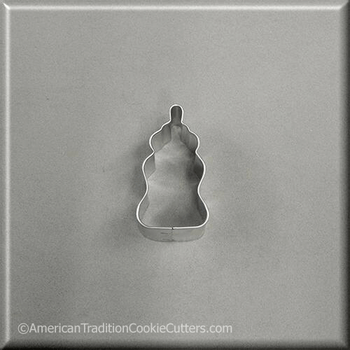 2 inch Mini Baby Bottle Metal Cookie Cutter