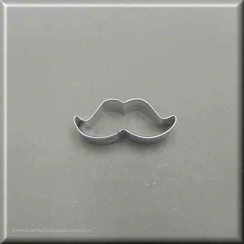 2 inch Mini Mustache Metal Cookie Cutter