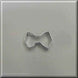 1.75 inch Mini Bow Tie Metal Cookie Cutter