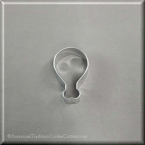 2 inch Mini Turkey Chicken Leg Drumstick Metal Cookie Cutter