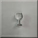 2 inch Mini Wine Glass Metal Cookie Cutter