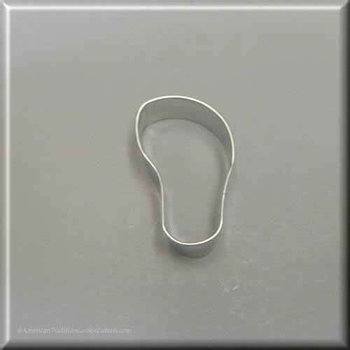 2 inch Mini Right Flip Flop Metal Cookie Cutter