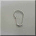 2 inch Mini Right Flip Flop Metal Cookie Cutter