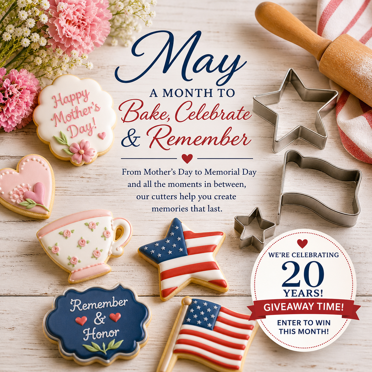 May in the Kitchen: Celebrating the Season with Cookie Cutters