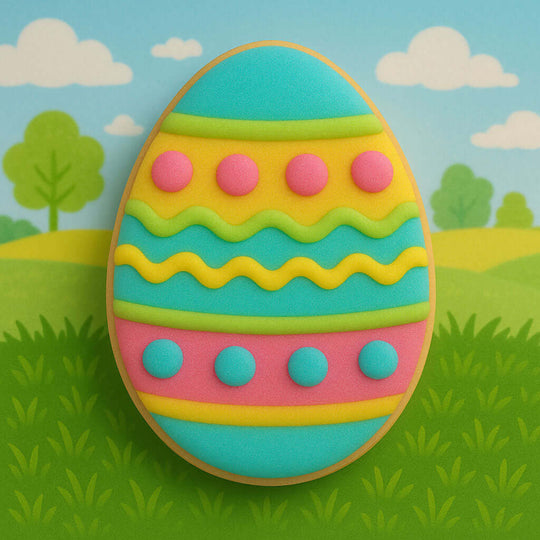2.5" Easter Egg Metal Cookie Cutter