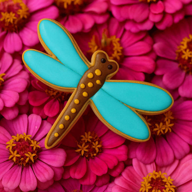 cookie from 3.5 inch Dragonfly Metal Cookie Cutter