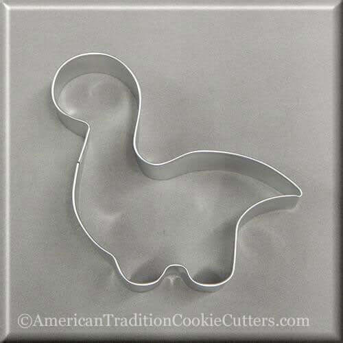 4 inch Brontosaurus Metal Cookie Cutter