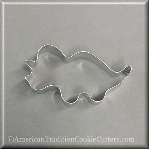 4 inch Triceratops Metal Cookie Cutter