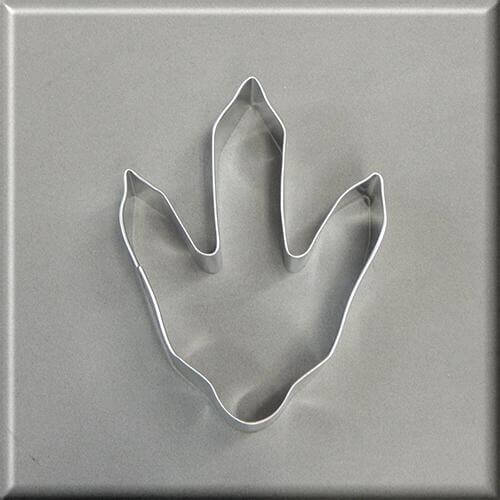 4 inch Dinosaur Foot Print Metal Cookie Cutter
