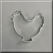 4 inch Chicken Hen Metal Cookie Cutter