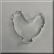 4 inch Chicken Hen Metal Cookie Cutter
