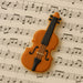 4" Violin Metal Cookie Cutter