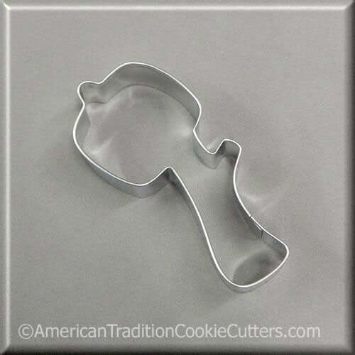 4 inch Marshmallow on a Stick Metal Cookie Cutter