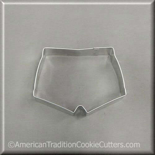 3.5 inch Shorts or Swim Trunks Metal Cookie Cutter