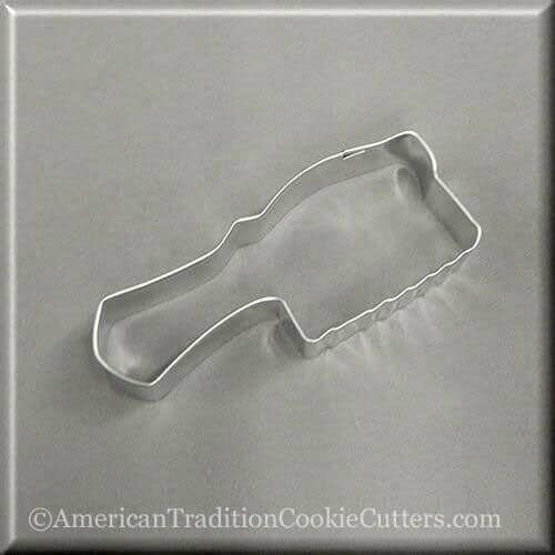 4 inch Hair Brush Metal Cookie Cutter