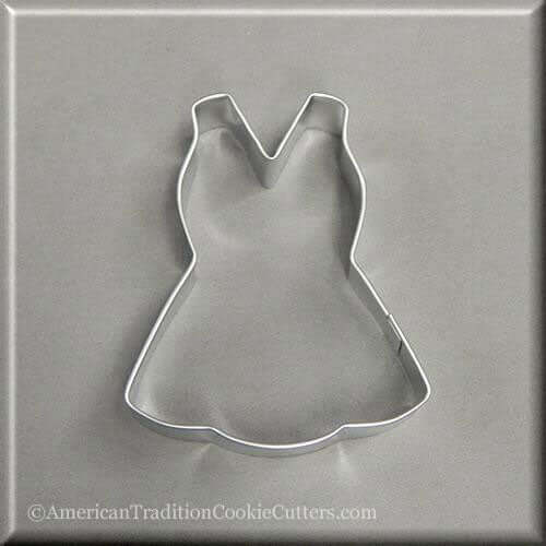 3.5 inch Cheerleader Uniform Metal Cookie Cutter