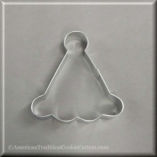 3.5" Party Hat Metal Cookie Cutter