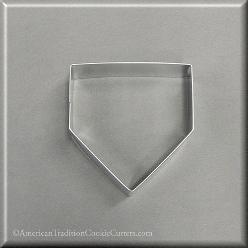 3 inch Home Plate Metal Cookie Cutter