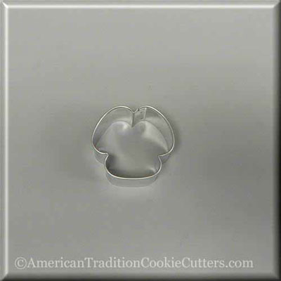 2 inch Three Petal Flower or Puppy Metal Cookie Cutter