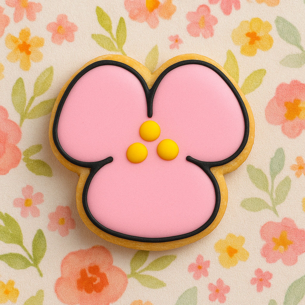 3 inch Three Petal Flower or Puppy Metal Cookie Cutter