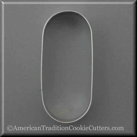 5" Oval Metal Cookie Cutter