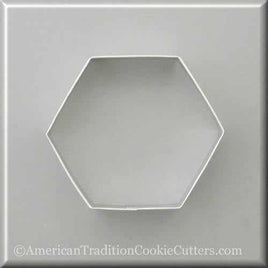 4" Hexagon Metal Cookie Cutter