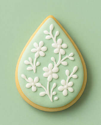 3" Tear Drop, Rain, Flower Petal Metal Cookie Cutter