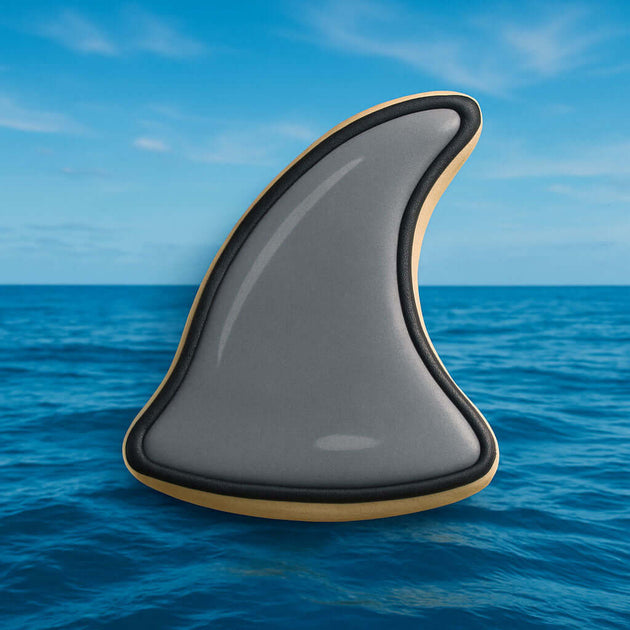 cookie from 2 inch Mini Shark Fin Metal Cookie Cutter