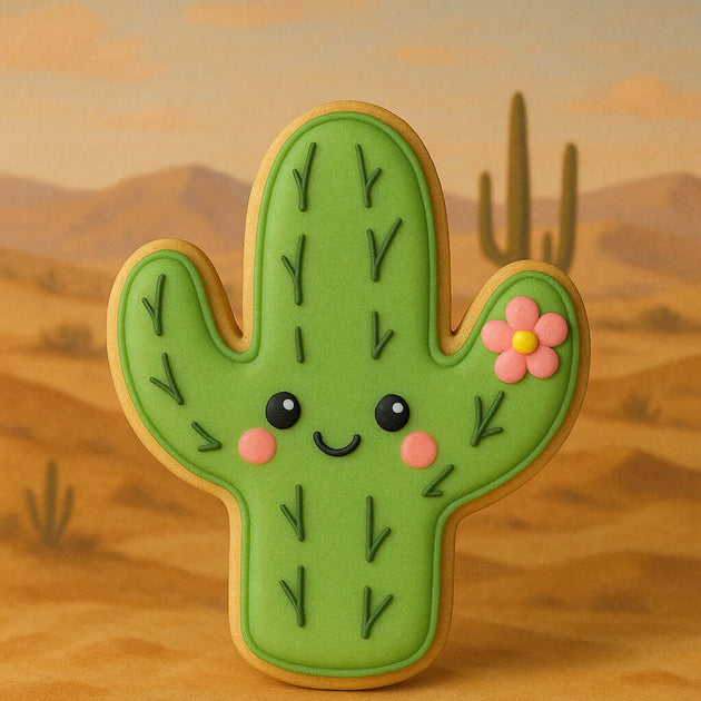 2 inch Mini Cactus Metal Cookie Cutter cookie