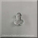 2" Mini Penis Metal Cookie Cutter
