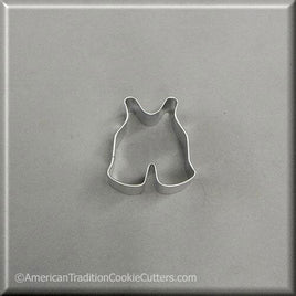 2" Mini Baby Overalls Metal Cookie Cutter