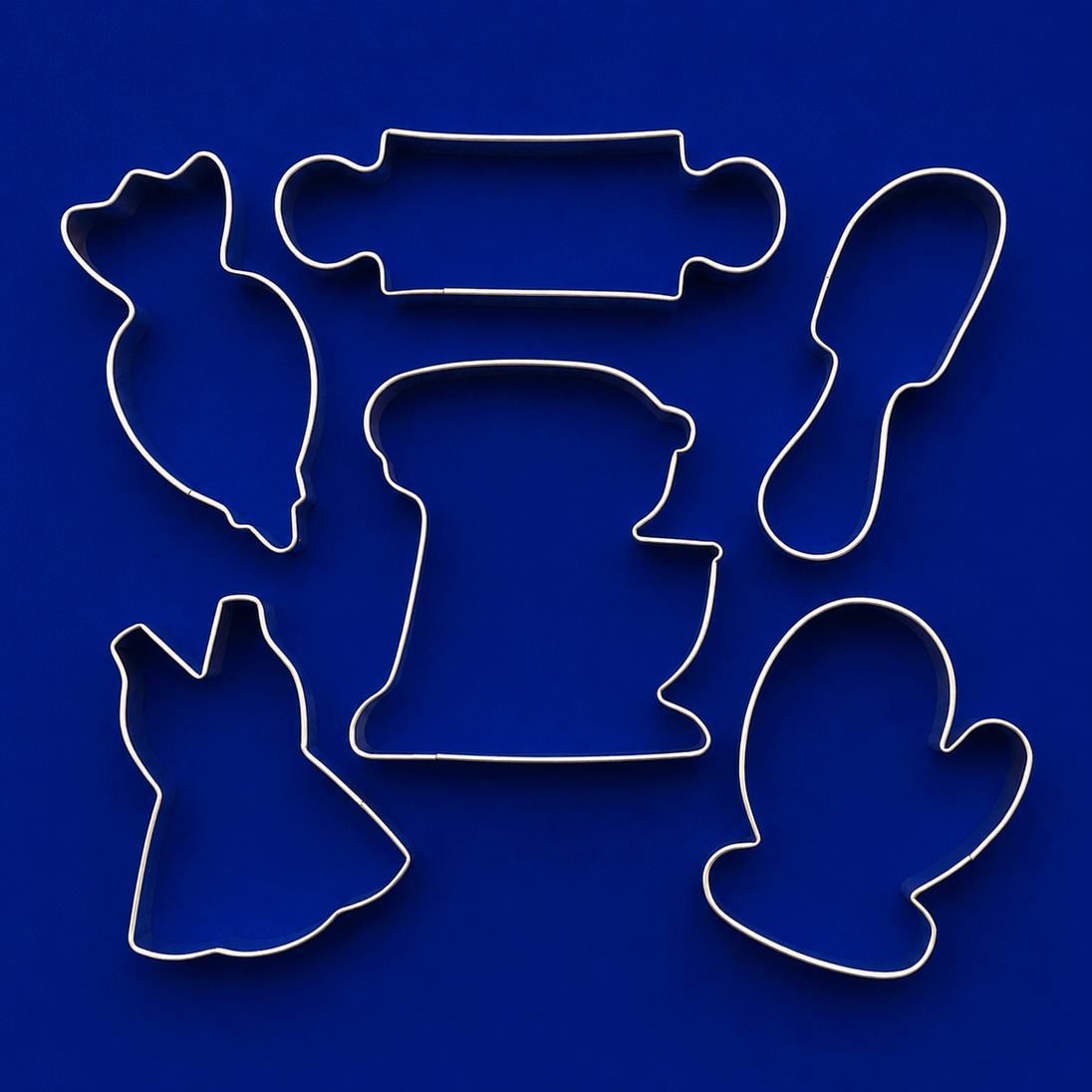 Set of Baking Metal Cookie Cutters