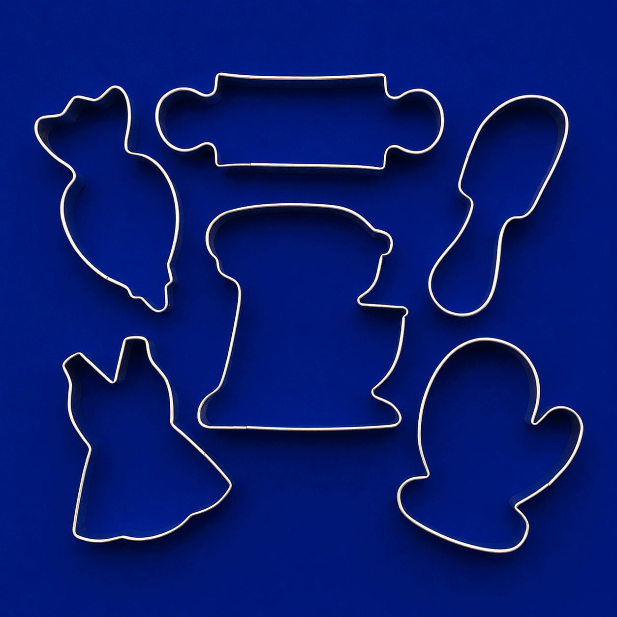Set of Baking Metal Cookie Cutters