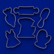 Set of Baking Metal Cookie Cutters