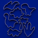 Set of Dinosaur Metal Cookie Cutters