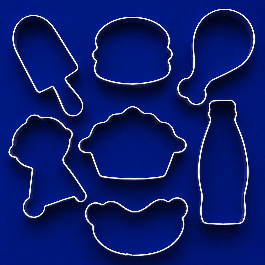Set of Picnic Metal Cookie Cutters