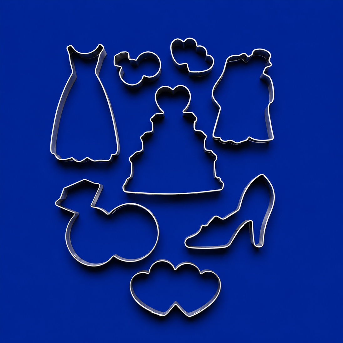 Set of Wedding Metal Cookie Cutters