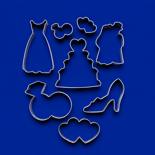 Set of Wedding Metal Cookie Cutters