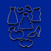 Set of Wedding Metal Cookie Cutters