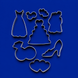 Set of Wedding Metal Cookie Cutters