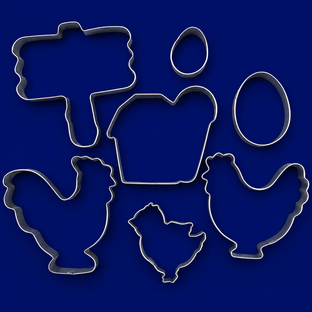Set of Barnyard Metal Cookie Cutters