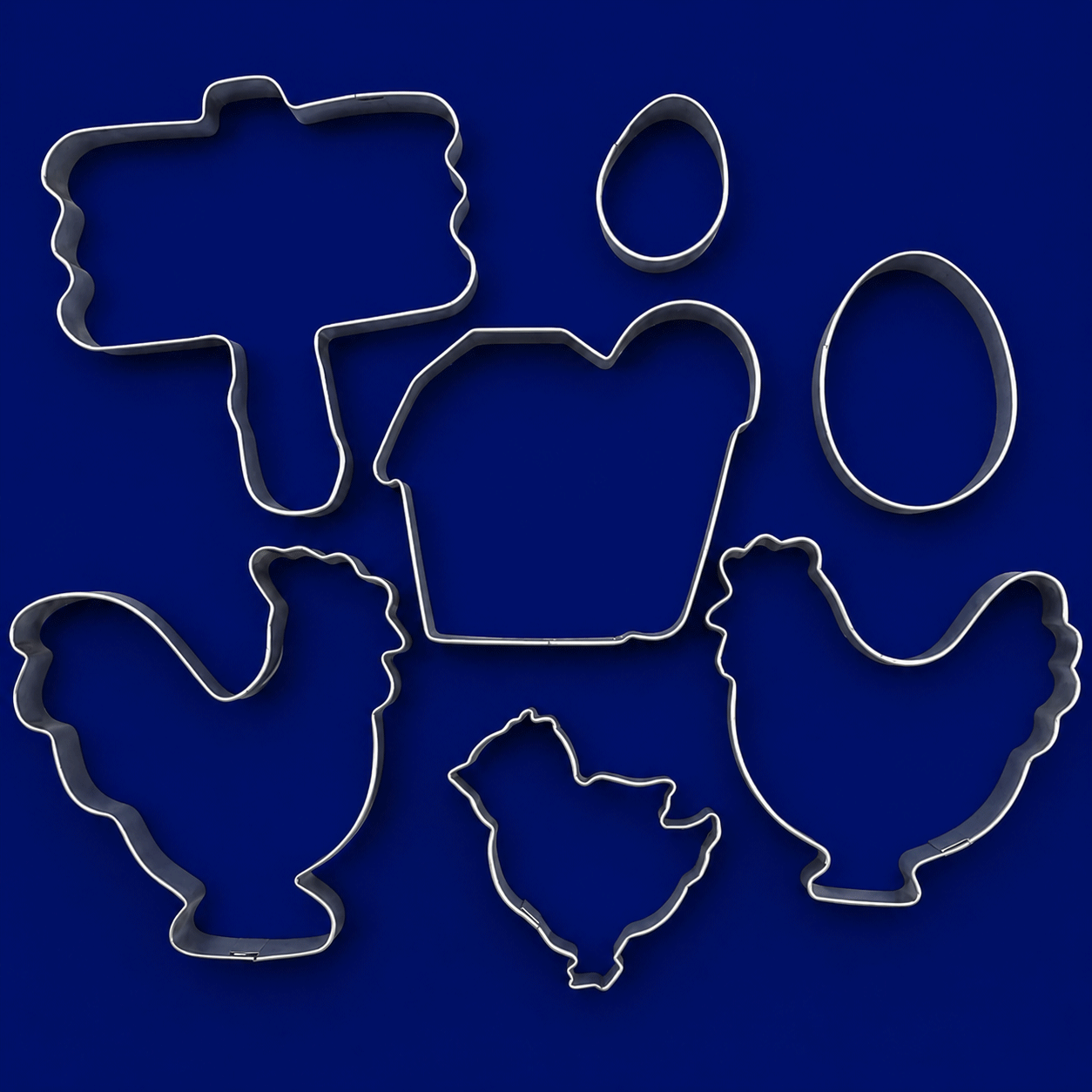Set of Barnyard Metal Cookie Cutters